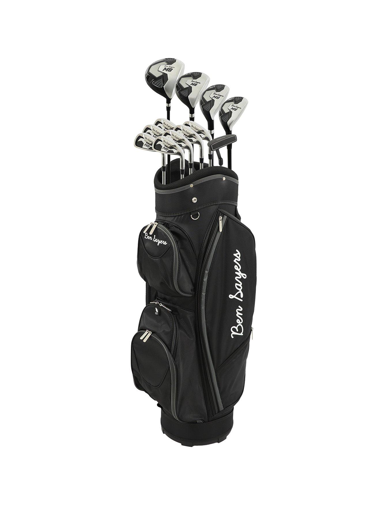 Image of Ben Sayers M8 Package Set - Golf Cart Bag - Black/Grey - Graphite/Steel - Right Hand