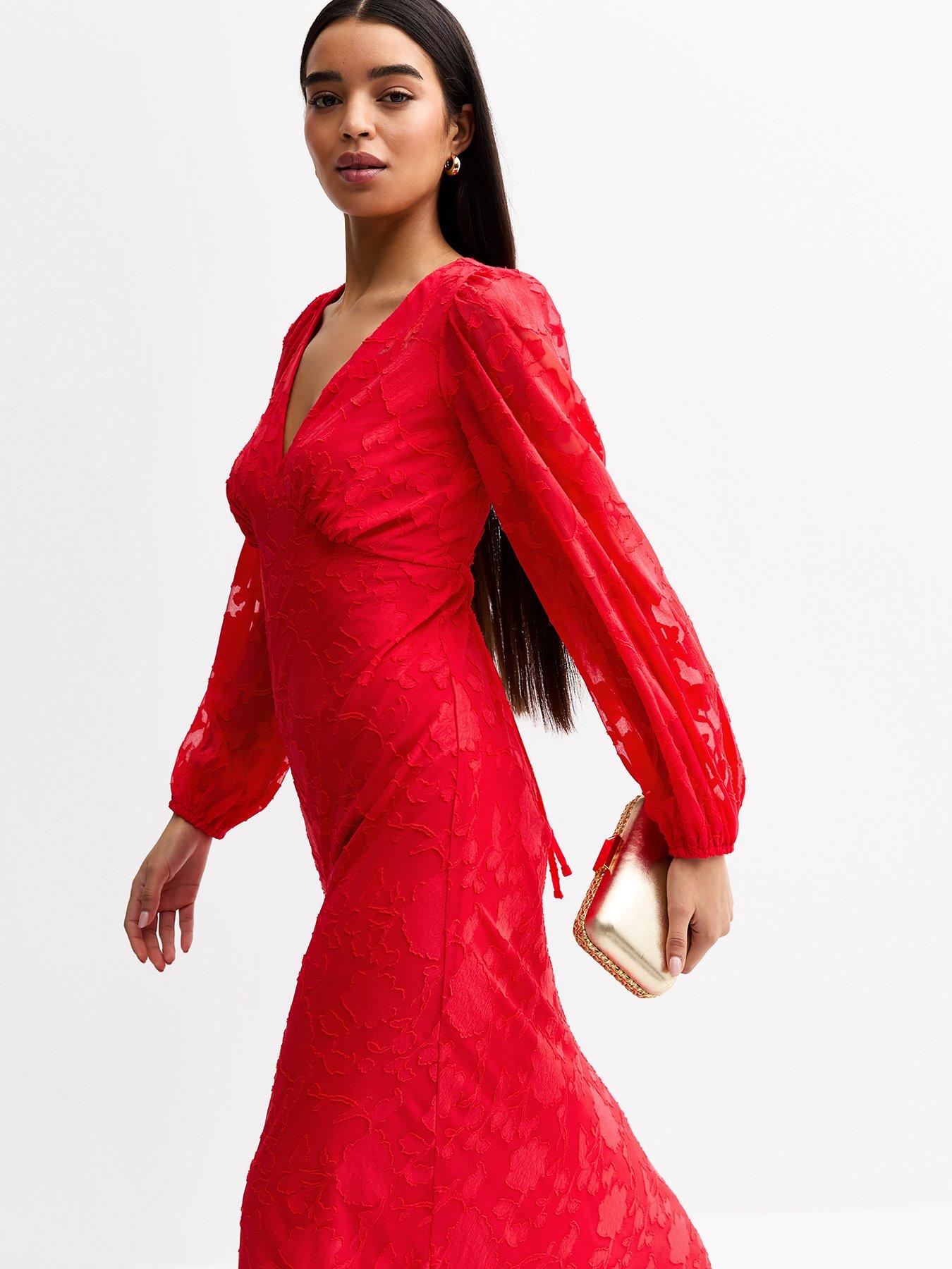 new-look-floral-patterned-long-sleeve-midi-dress-redback