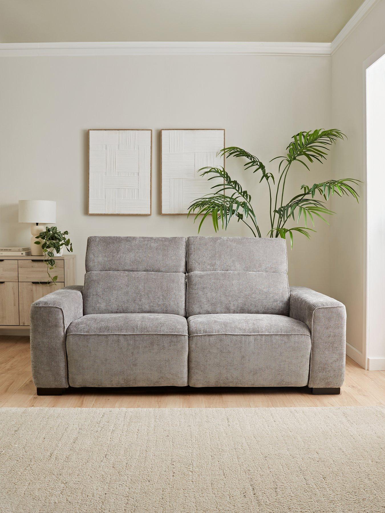 The Very Collection Venosa 3 Seater Power Recliner Fabric Sofa