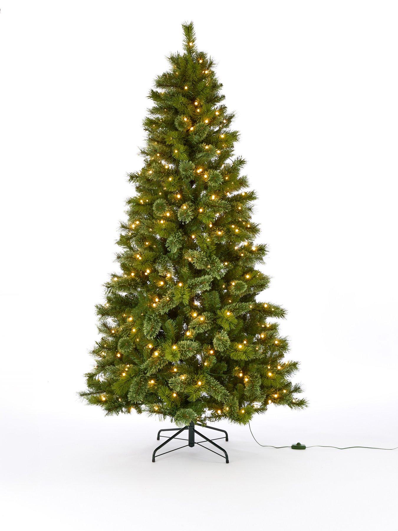 Image 2 of 7 of Very Home 7ft Pre Lit Mirabelle Cashmere Tips Christmas Tree