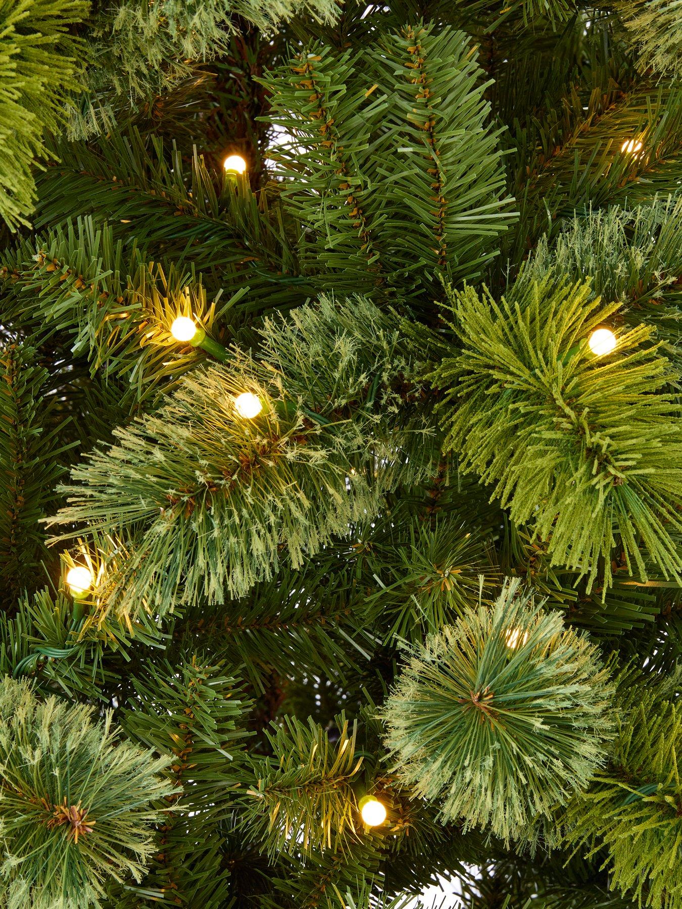 Image 4 of 7 of Very Home 7ft Pre Lit Mirabelle Cashmere Tips Christmas Tree