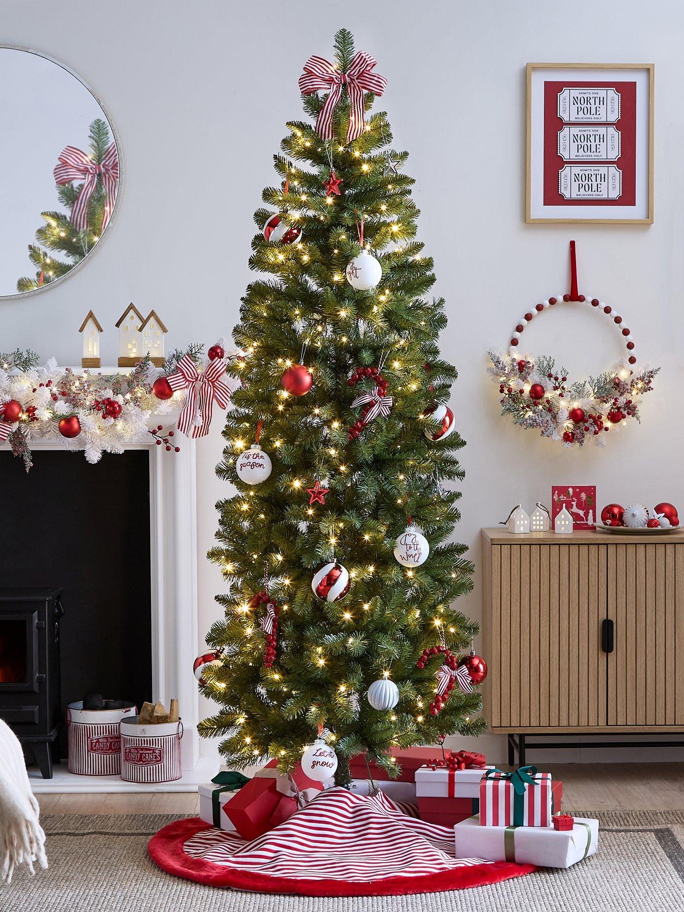 very-home-7ft-pre-lit-beaumont-slim-christmas-tree