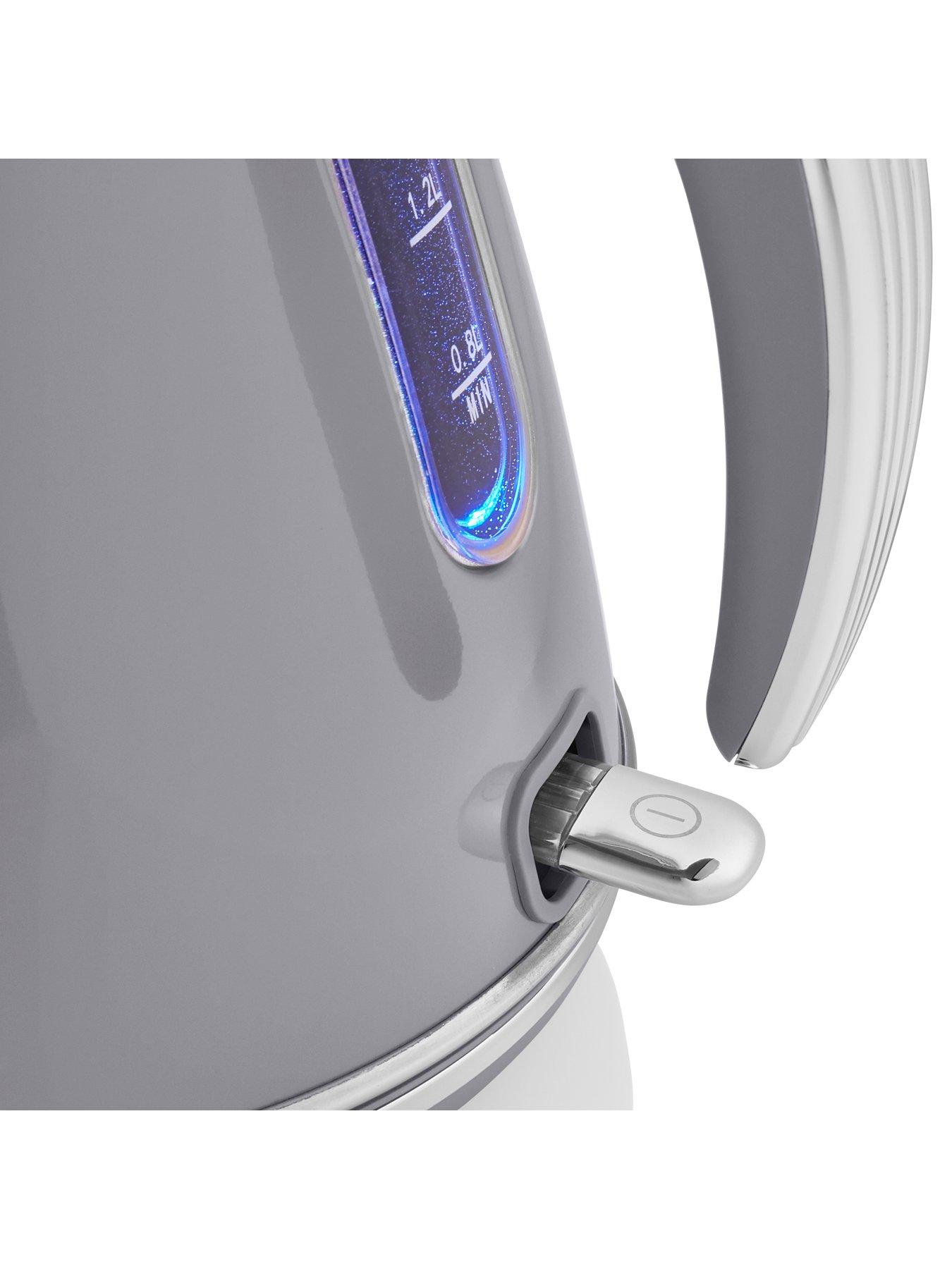 Image 2 of 5 of Swan EEJB184 Retro Style 4 Slice Toaster and Jug Kettle Set - Grey