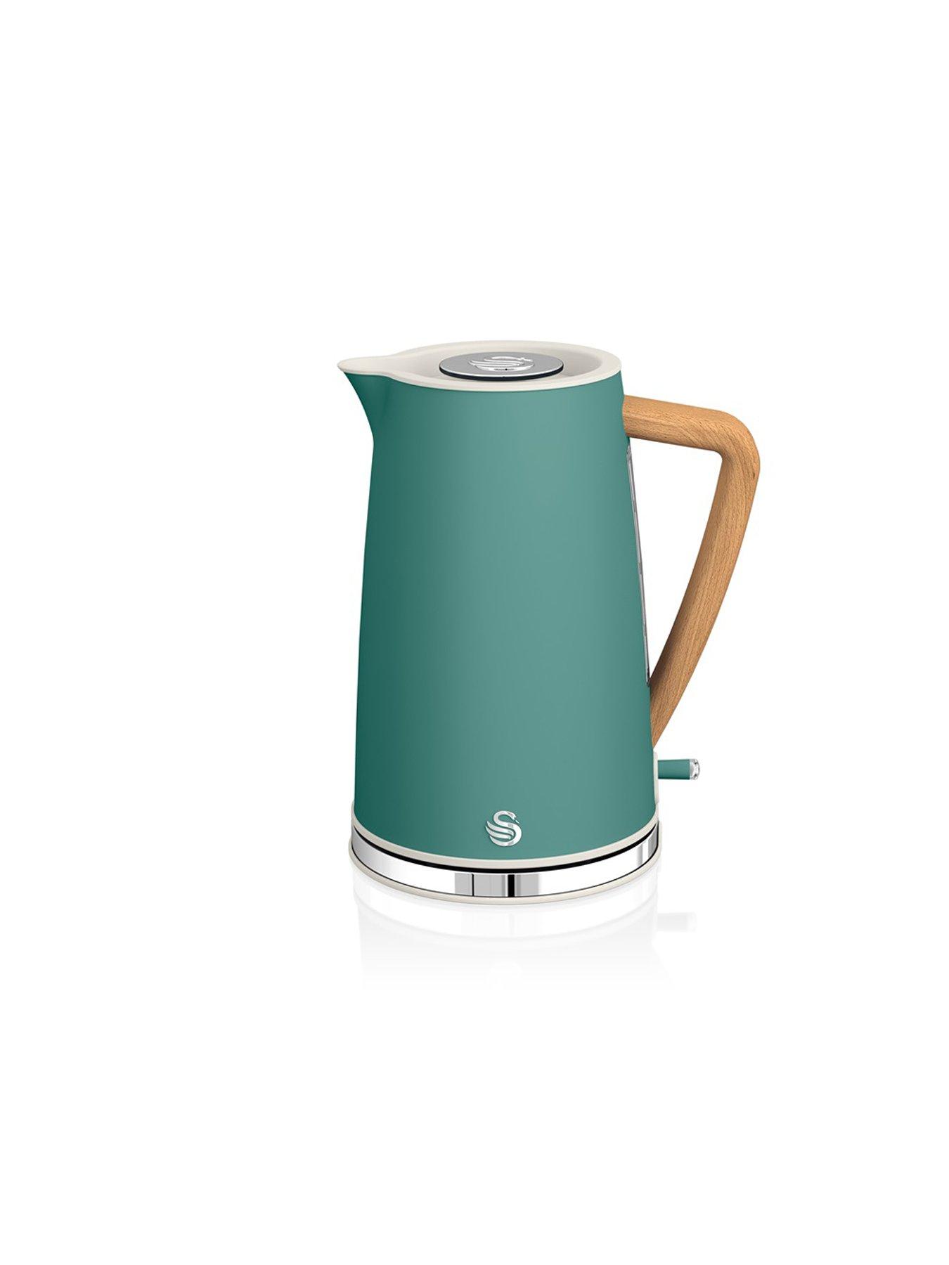 Image 2 of 5 of Swan EEJB151 Nordic 4 Slice Toaster and Kettle Set - Green