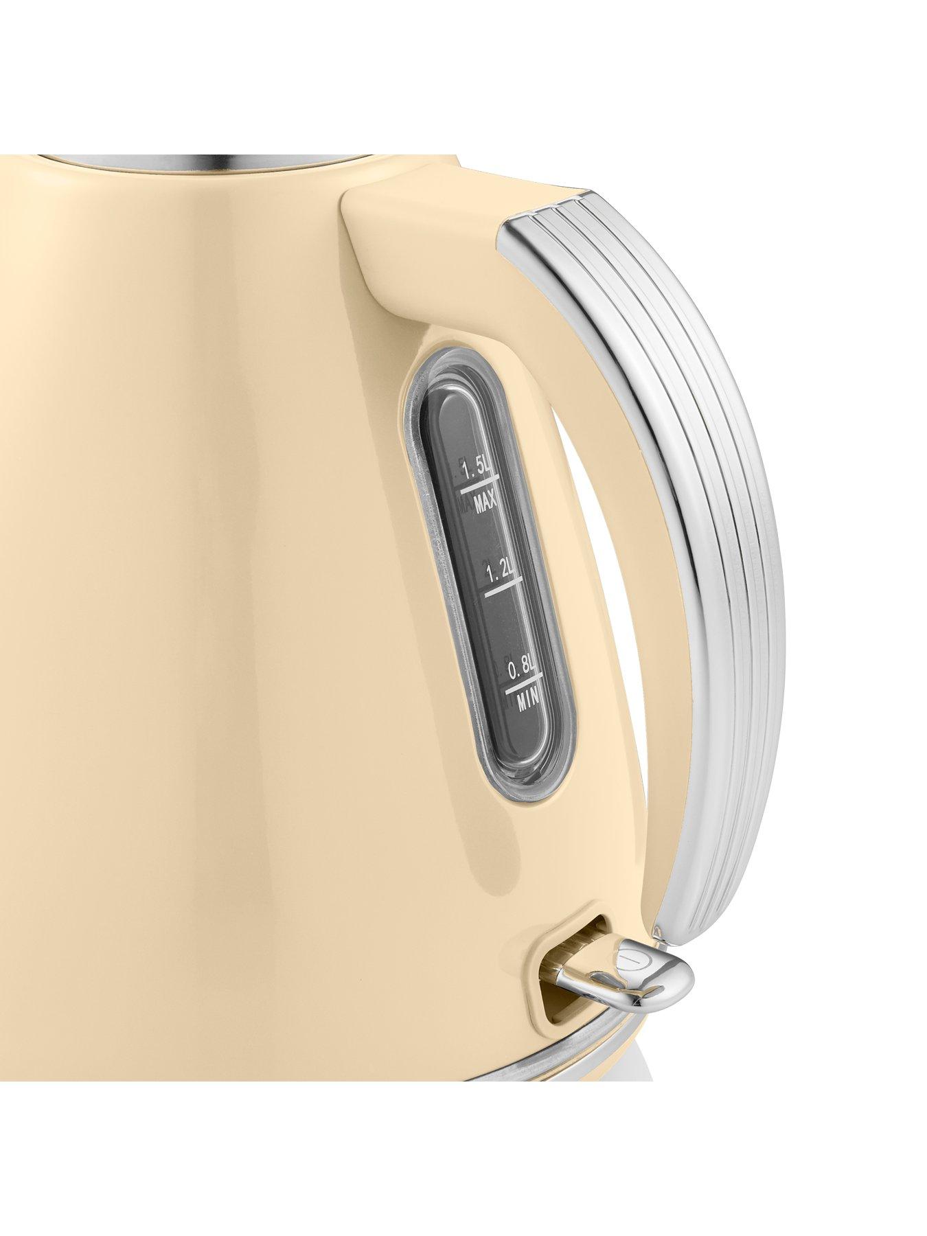 Image 2 of 5 of Swan EEJB295 Retro Style 2 Slice Toaster and Jug Kettle Set - Cream