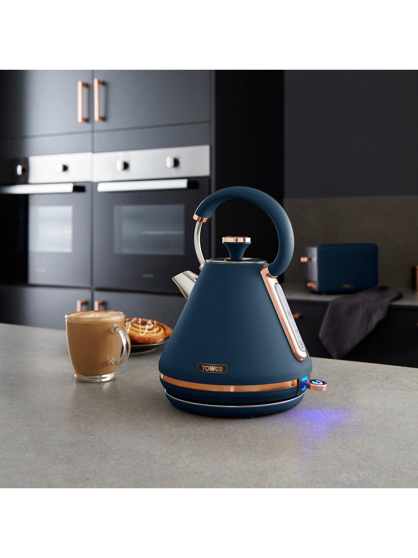Image 2 of 6 of Tower EEJB225 Cavaletto Kettle and 4 Slice Toaster Set - Midnight Blue