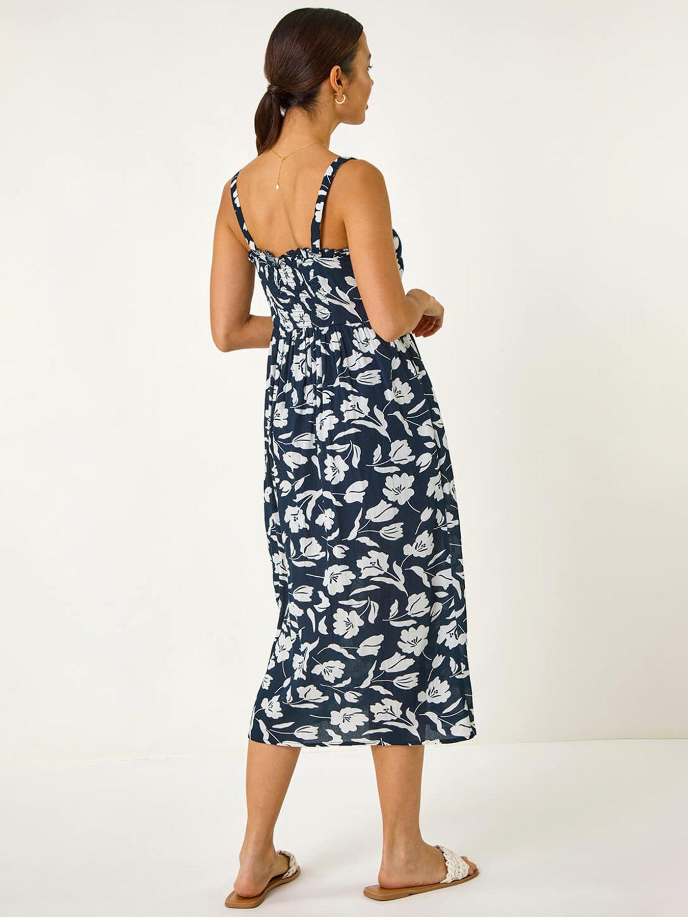 roman-floral-print-midi-sundress-navystillFront