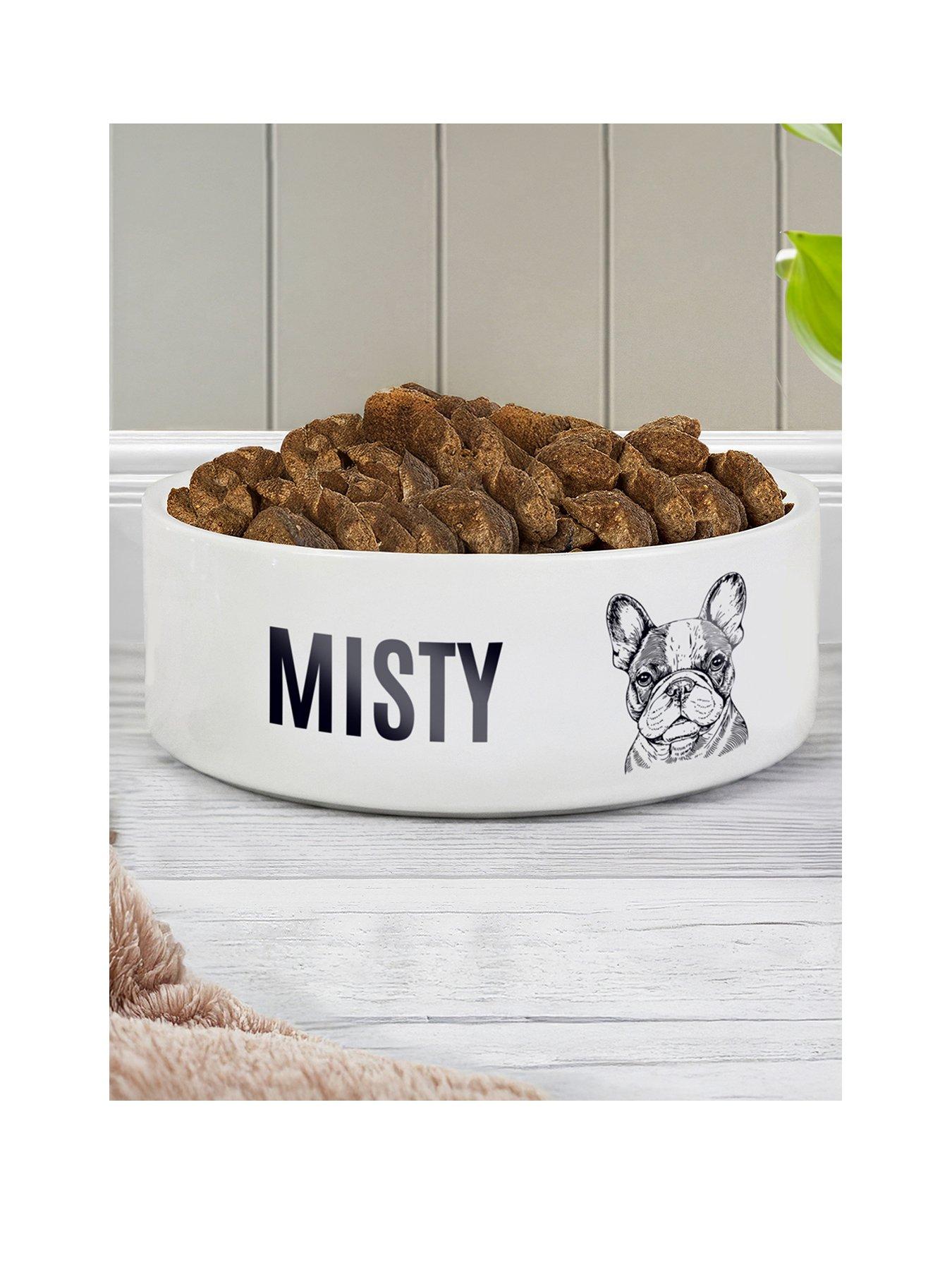 The Personalised Memento Company Personalised Dog Breed Feeding Bowl