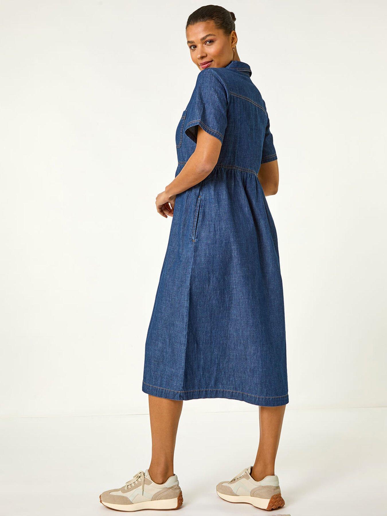 roman-denim-zip-midi-dress-bluestillFront