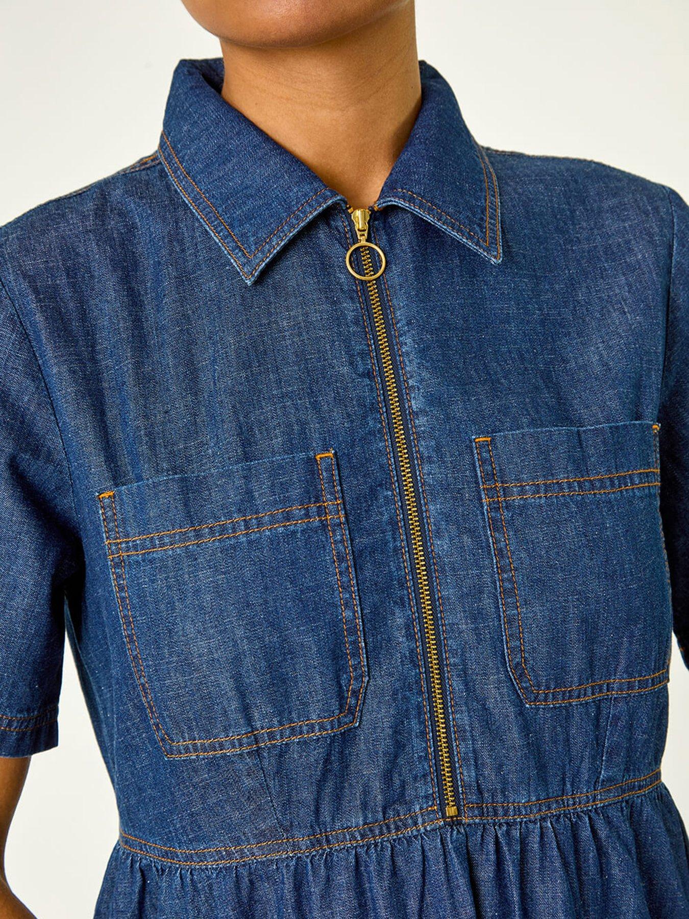 roman-denim-zip-midi-dress-bluedetail