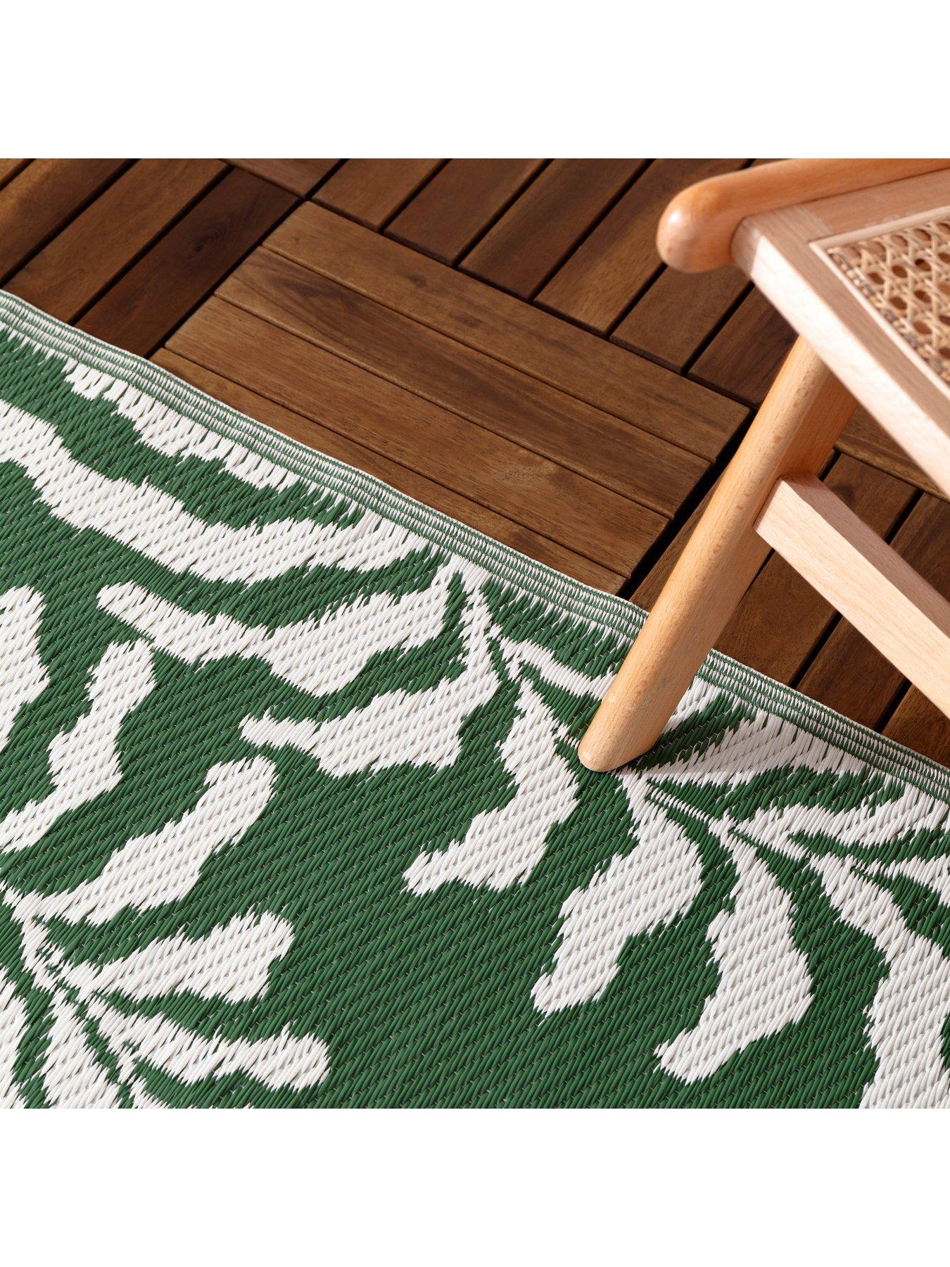 Image 4 of 7 of Furn Tocorico Green Outdoor Rug 120x180