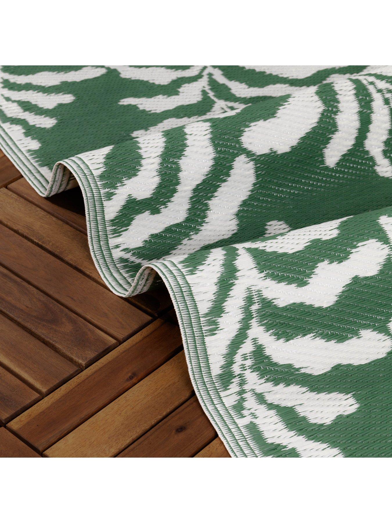 Image 6 of 7 of Furn Tocorico Green Outdoor Rug 120x180
