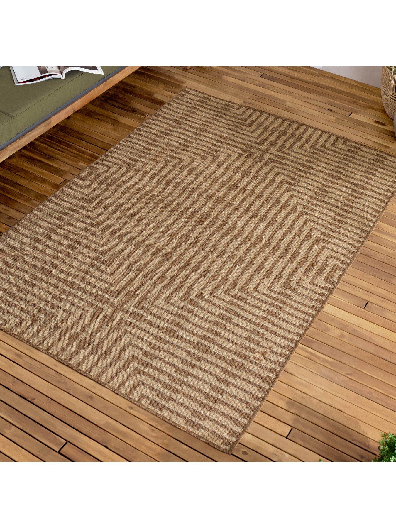 yard-sandown-jute-effect-rug-naturaldetail