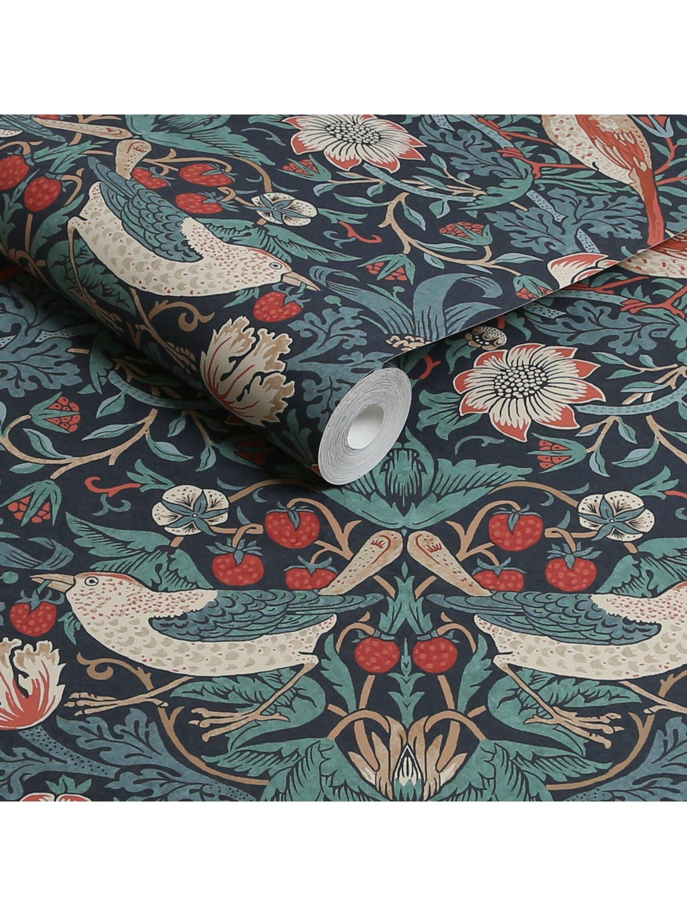 william-morris-at-home-strawberry-thief-wallpaper-in-deep-blueback
