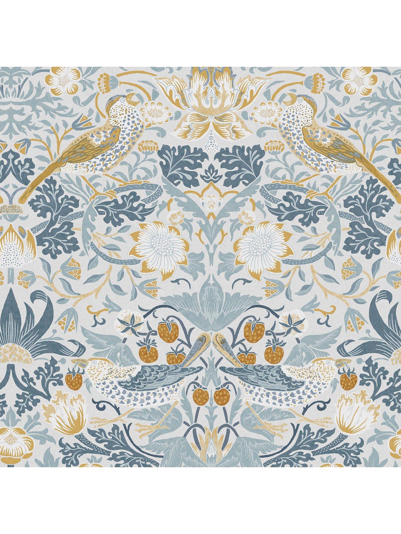 william-morris-at-home-strawberry-thief-wallpaper-in-soft-bluestillFront