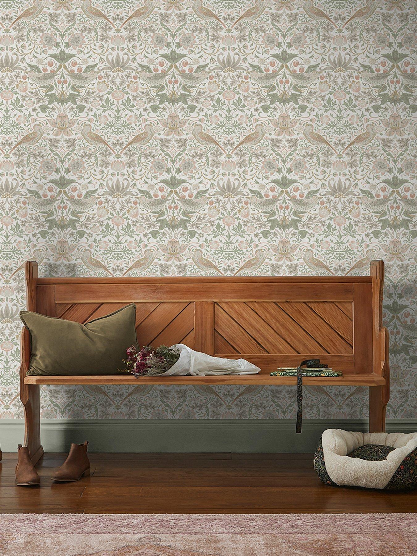 william-morris-at-home-strawberry-thief-wallpaper-in-sage-and-pink