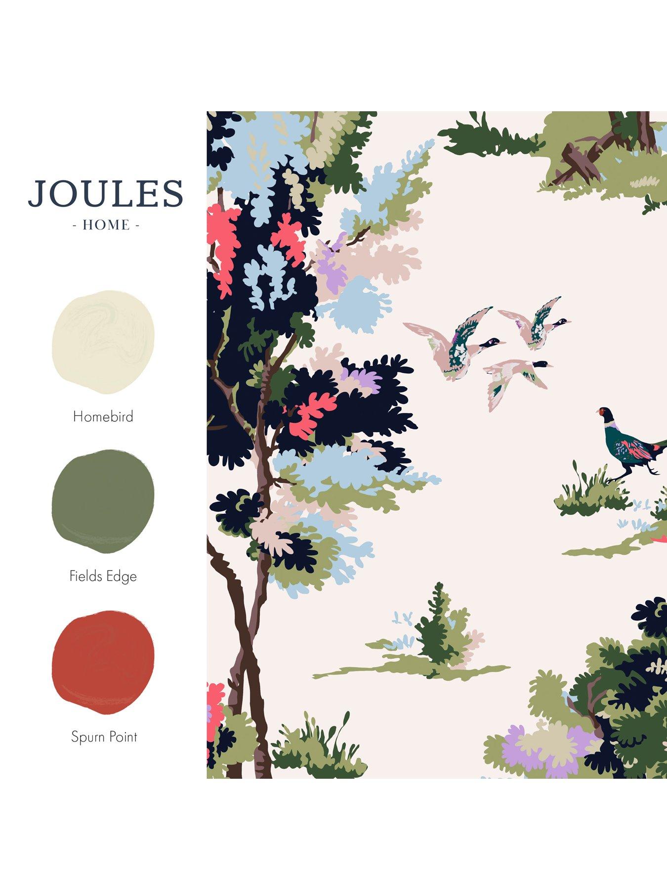 Image 4 of 4 of Joules Joules Woodland Scene Dawn Grey Wallpaper