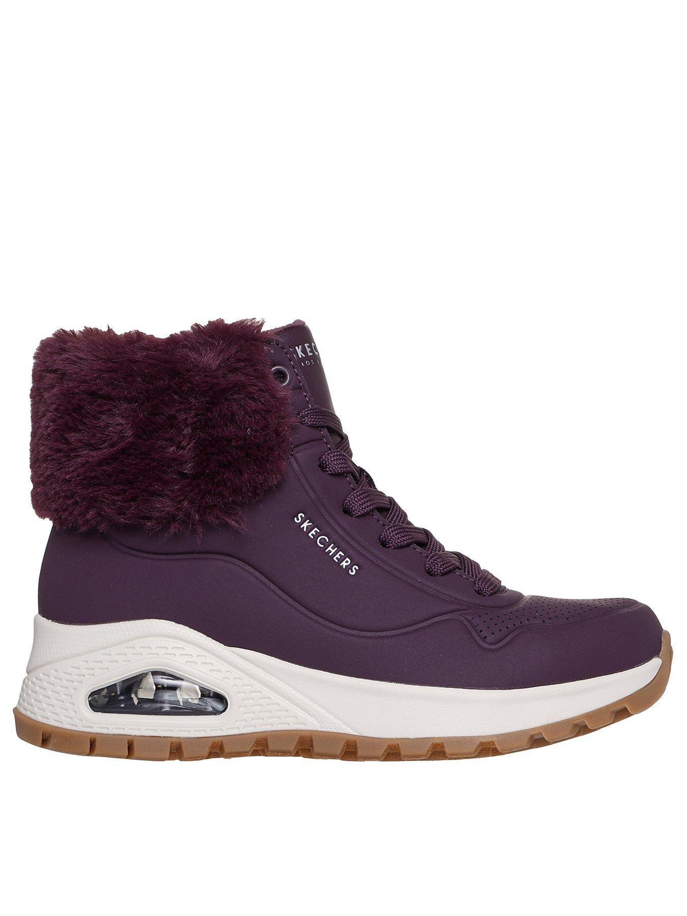 Image 1 of 4 of Skechers Uno Rugged Fall Air Boot - Wine