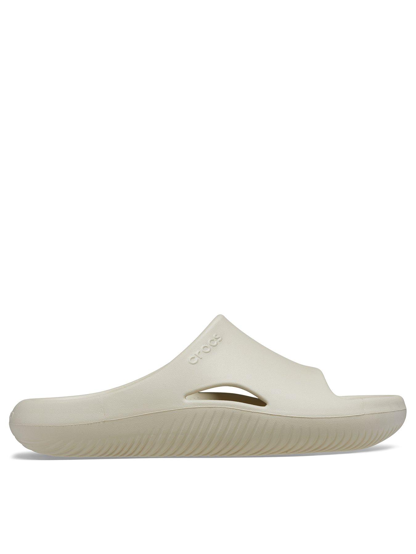 Crocs Mens Mellow Recovery Slide - Natural
