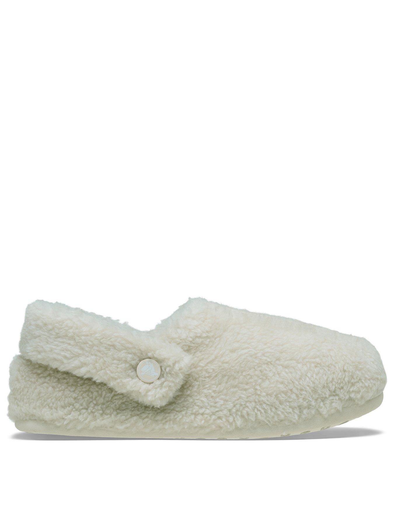 Crocs Men's Classic Cozzzy Slippers - Natural