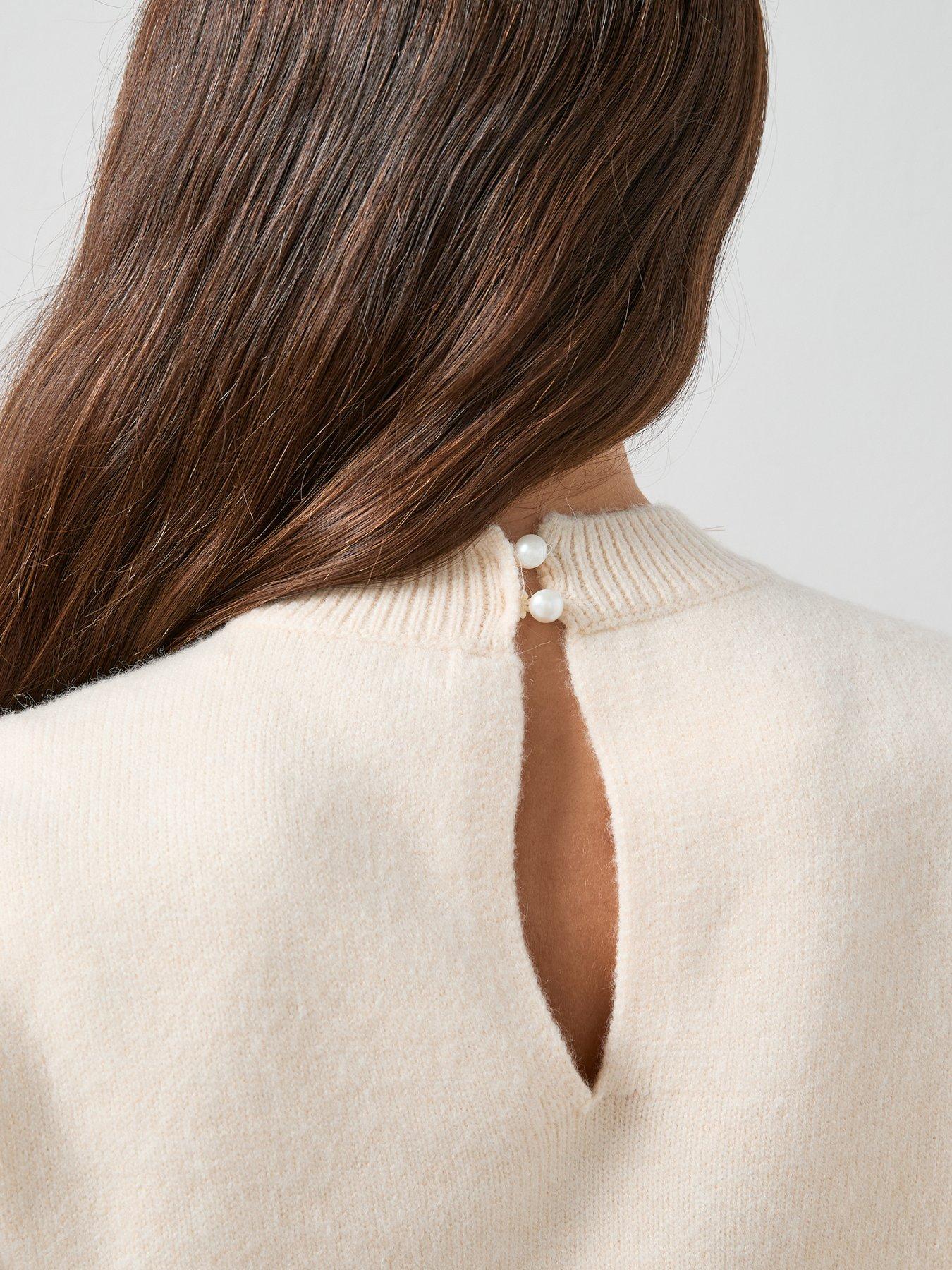 the-very-collection-embellished-neckline-balloon-sleeve-jumper-lemonoutfit