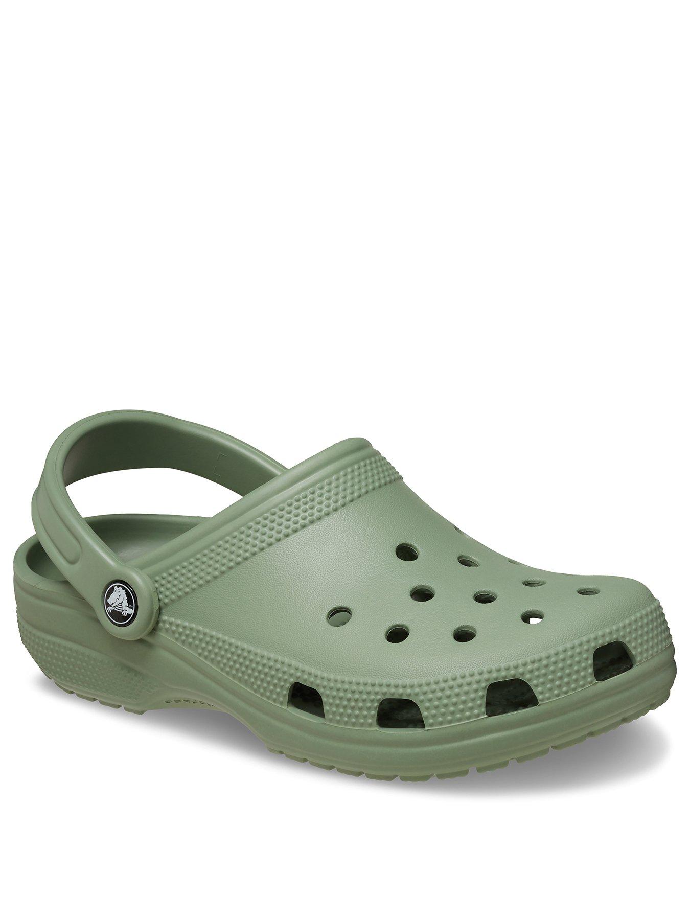 crocs-mens-classic-clog-sandalnbsp--greenstillFront