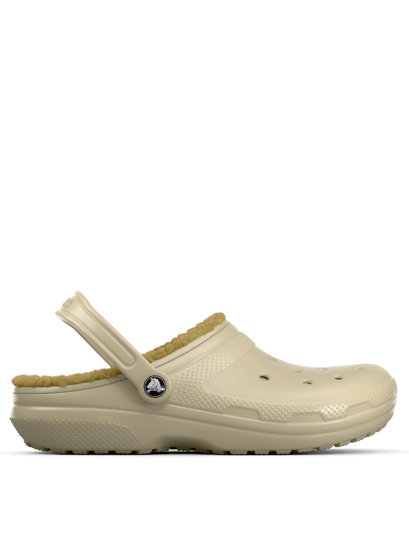 crocs-crocs-mens-classic-lined-clog-sandal-beige