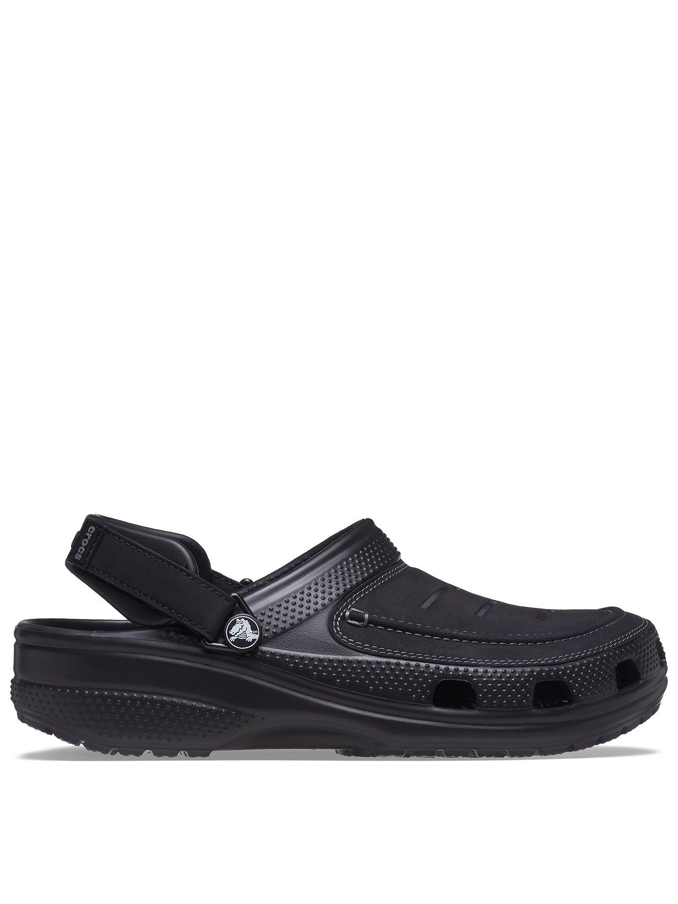 crocs-mens-yukon-lite-ride-clog-sandal-black
