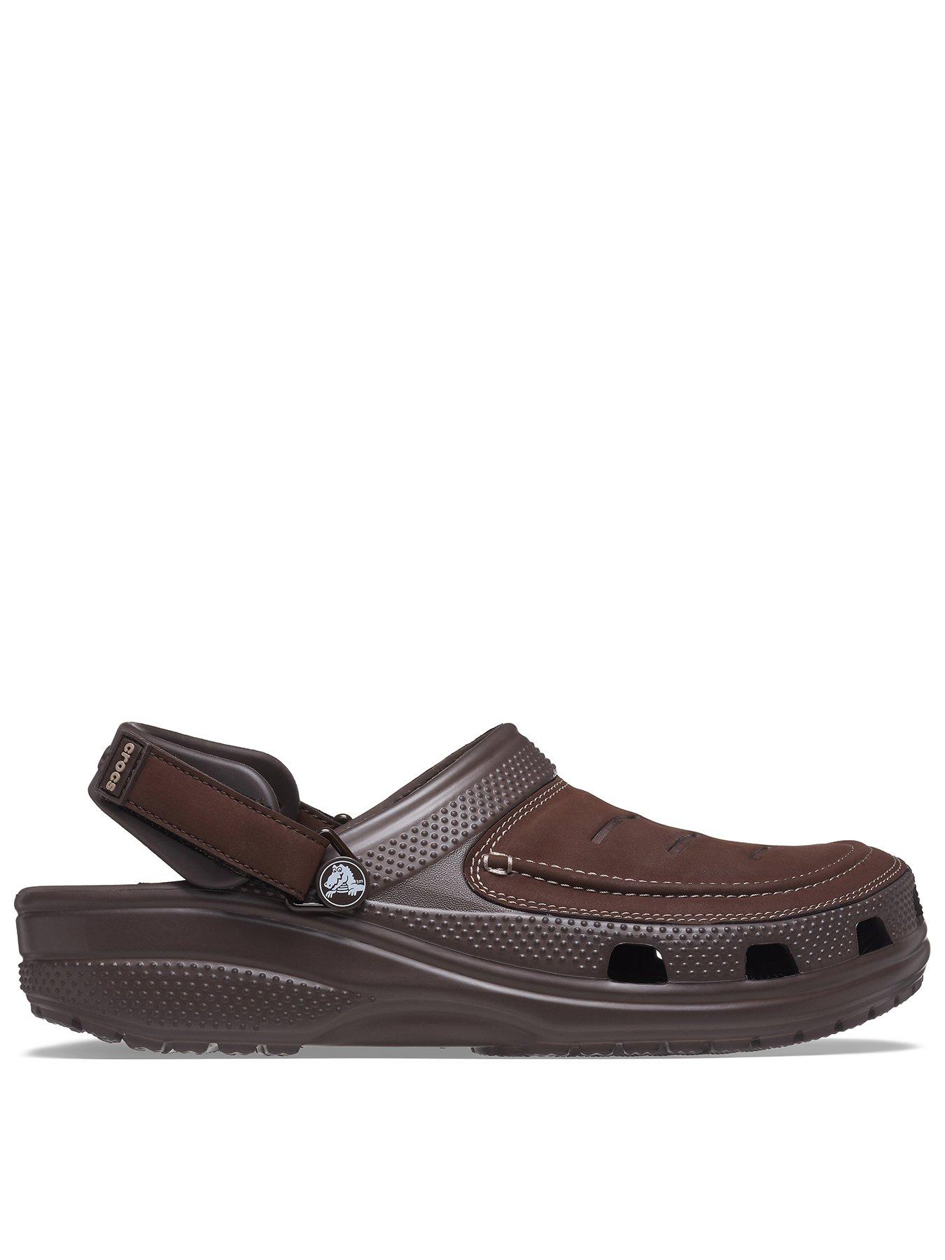 Crocs Men's Yukon Lite Ride Clog Sandal - Brown