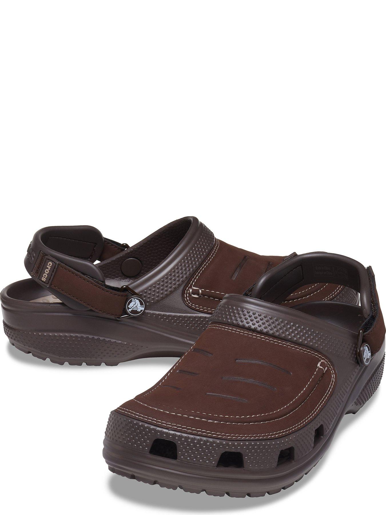 crocs-mens-yukon-lite-ride-clog-sandalnbsp--brownoutfit