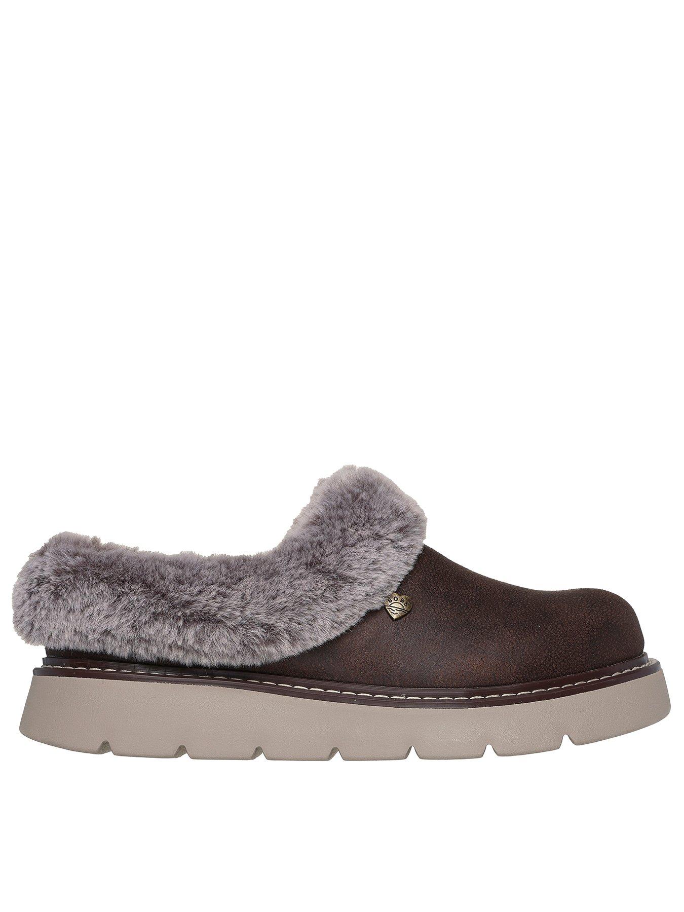 Skechers Keepsakes Lite Cozy Blend Slipper - Chocolate