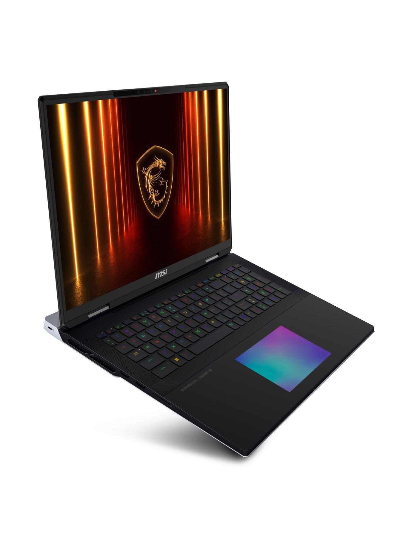 Image 4 of 7 of MSI Titan 18 HX AI Laptop&nbsp;- 18in 4K Mini LED 120Hz,&nbsp;GeForce RTX 5080, Intel Core Ultra 9, 64GB RAM, 2TB SSD - Black