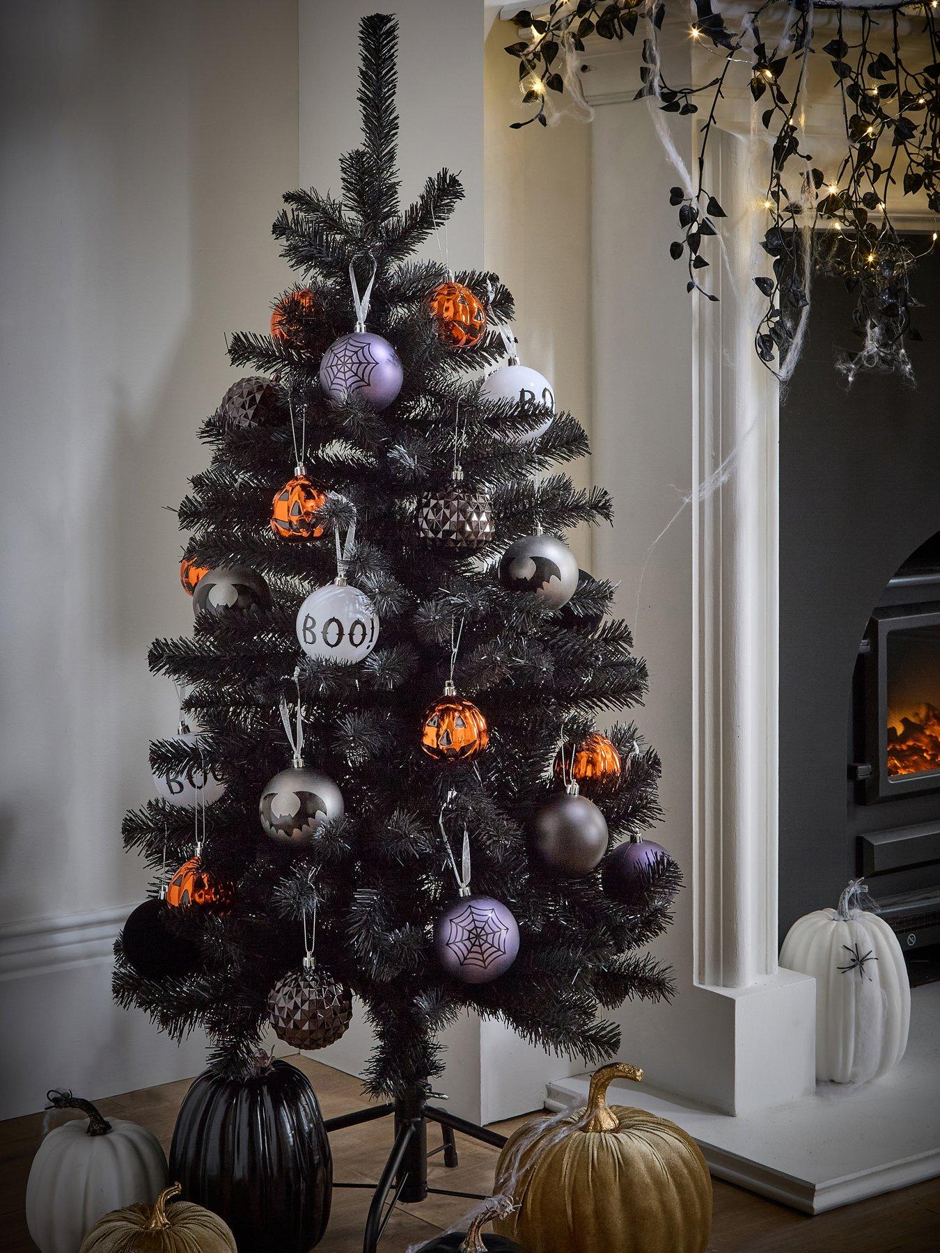 very-home-4ft-black-halloweennbsptreefront
