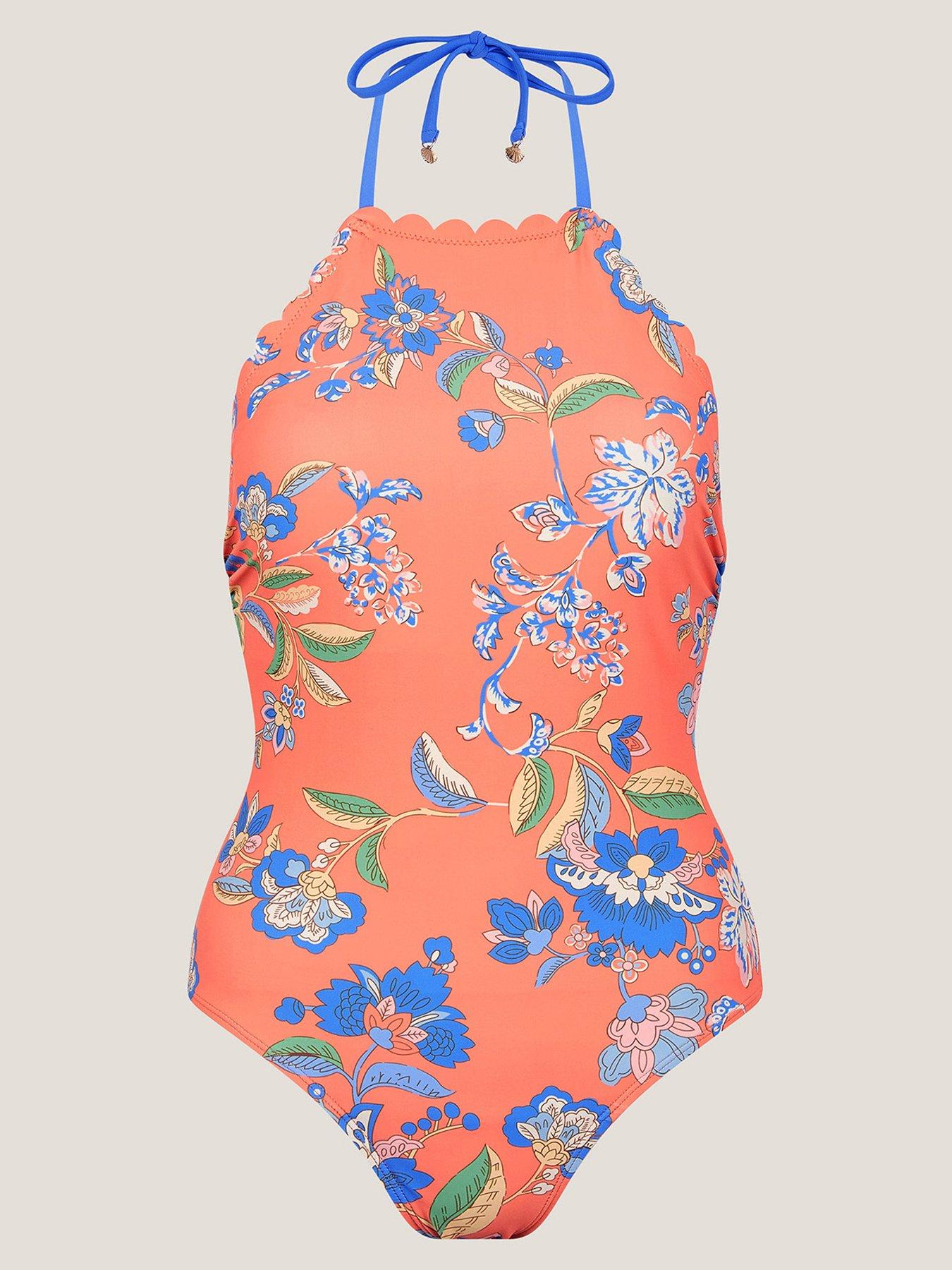 Image 3 of 5 of Monsoon Kaia Swimsuit - Orange
