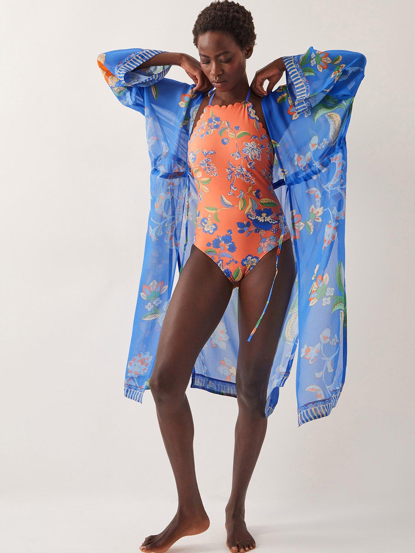 Image 4 of 5 of Monsoon Kaia Swimsuit - Orange