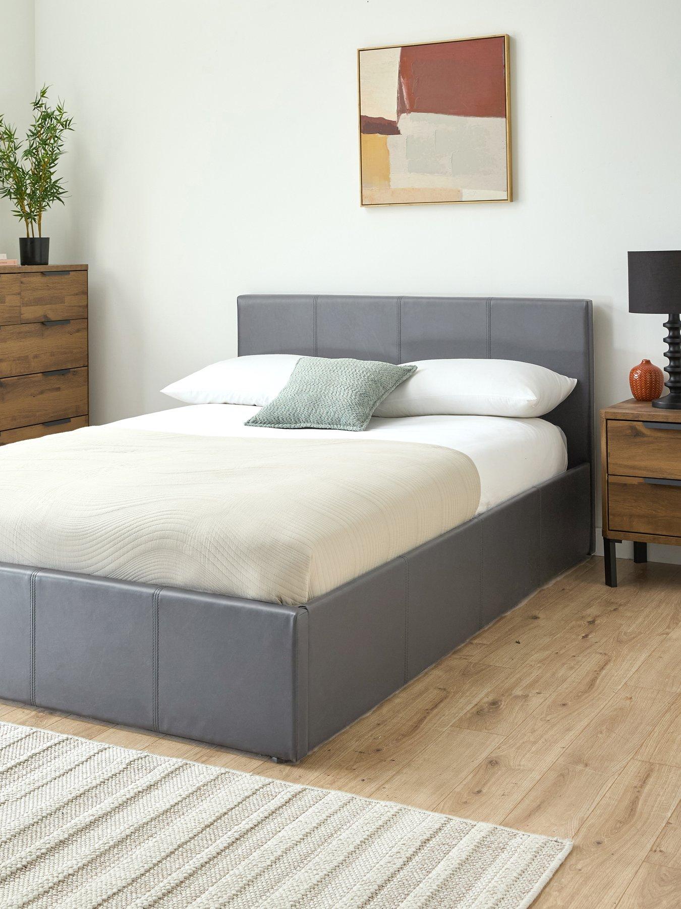very-home-marston-faux-leather-side-lift-up-storage-ottoman-bed-with-mattress-options-buy-and-save-grey-fscreg-certified