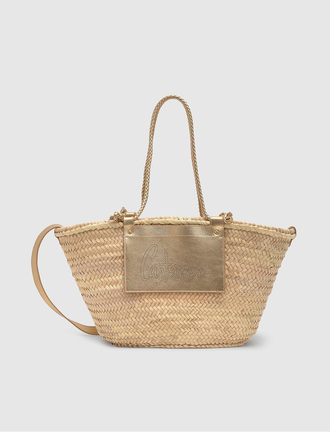 undefined Campania Large Beach Bag - Gold