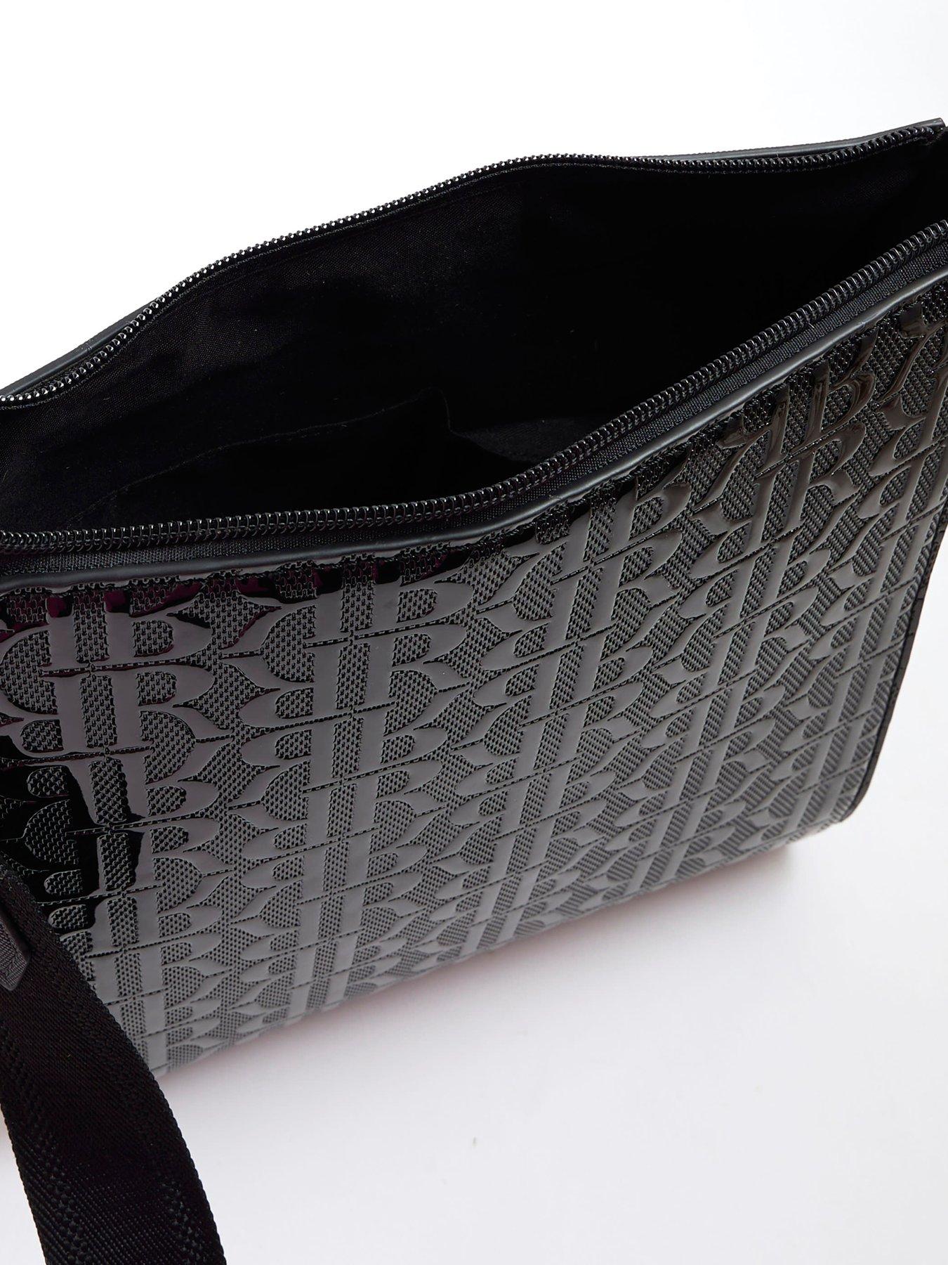 river-island-patent-monogram-messenger-blackoutfit