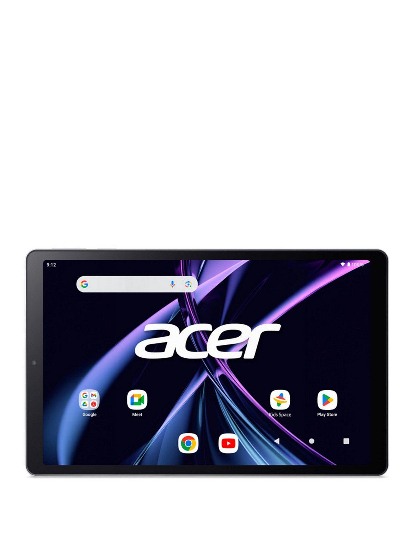 Image 1 of 7 of Acer Iconia Tab&nbsp;A10-M1 Tablet -&nbsp;10.1in HD IPS, 4GB RAM,&nbsp;64GB eMMC, 5MP Front, 8MP Rear,&nbsp;Android 14 -&nbsp;Silver