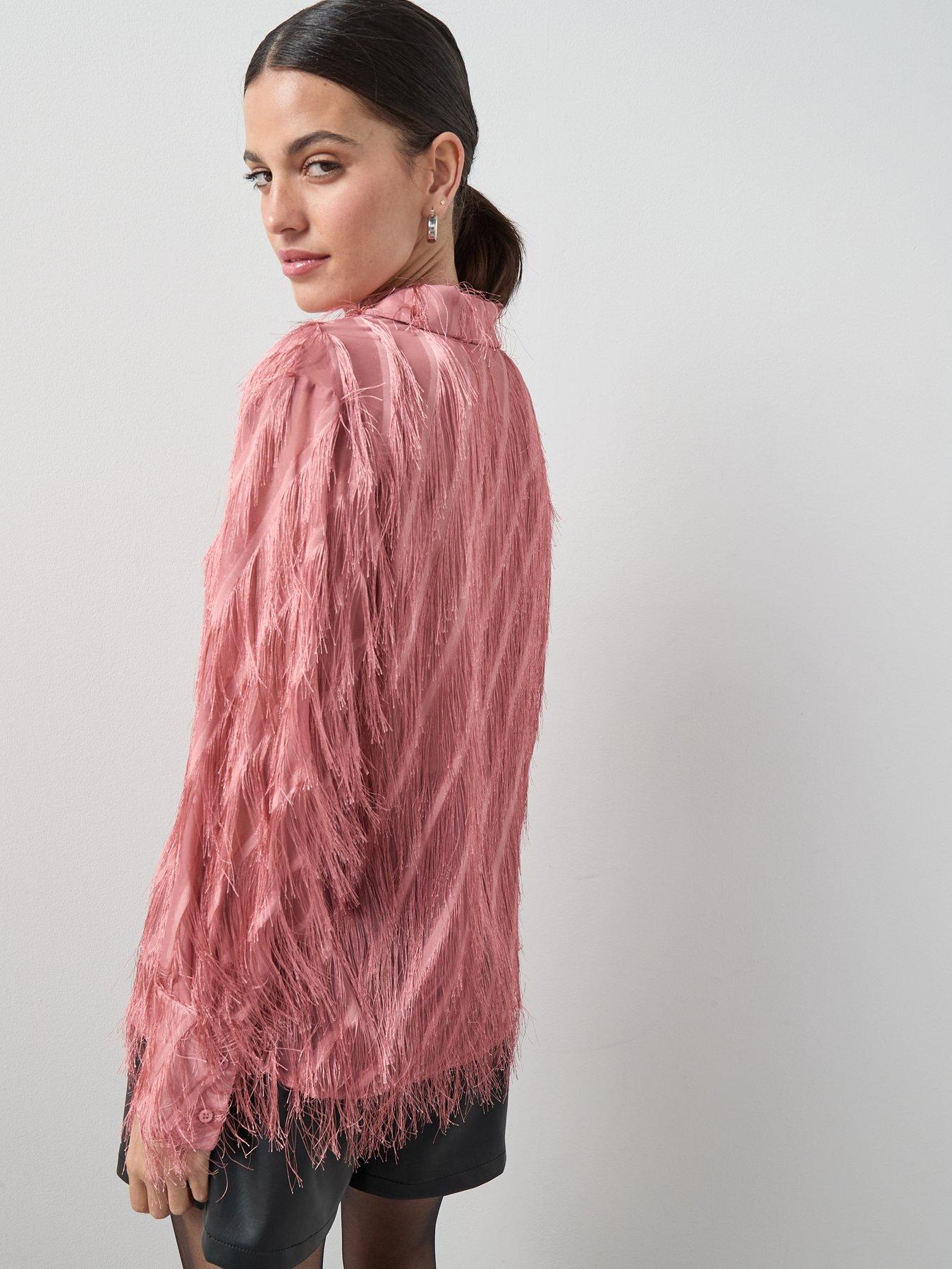 the-very-collection-tassel-detail-blouse-redstillFront