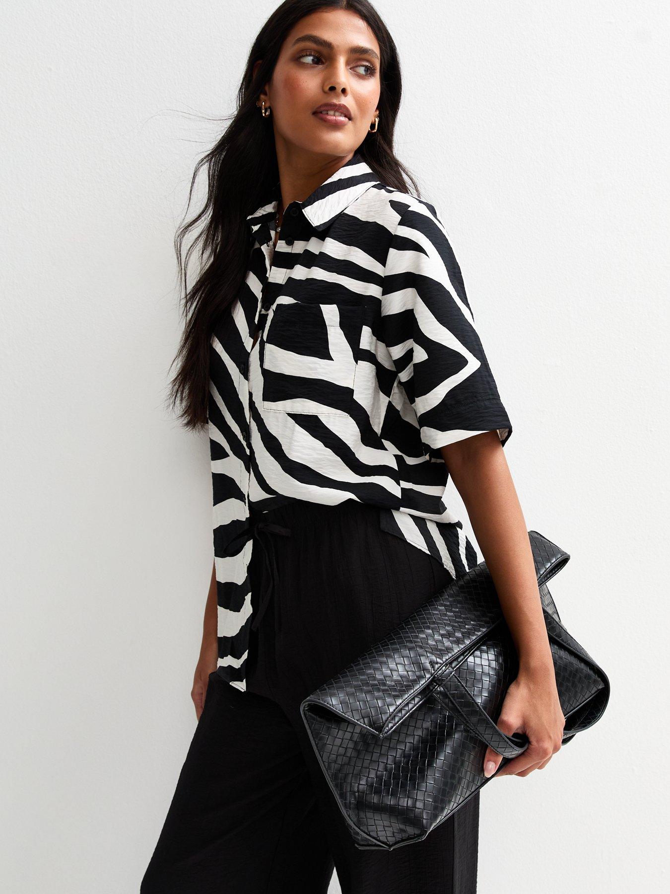 new-look-black-zebra-print-oversized-shirt-white