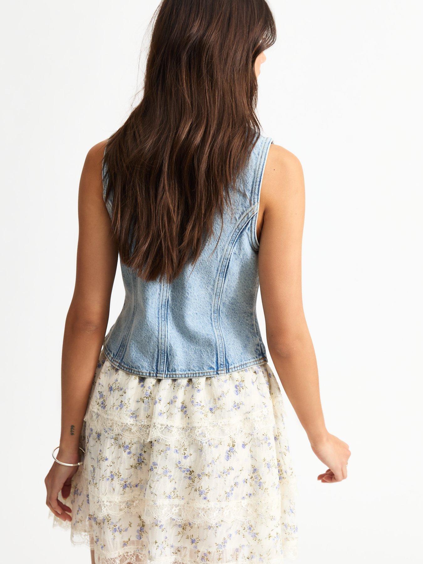 new-look-denim-buttoned-waistcoat-bluestillFront