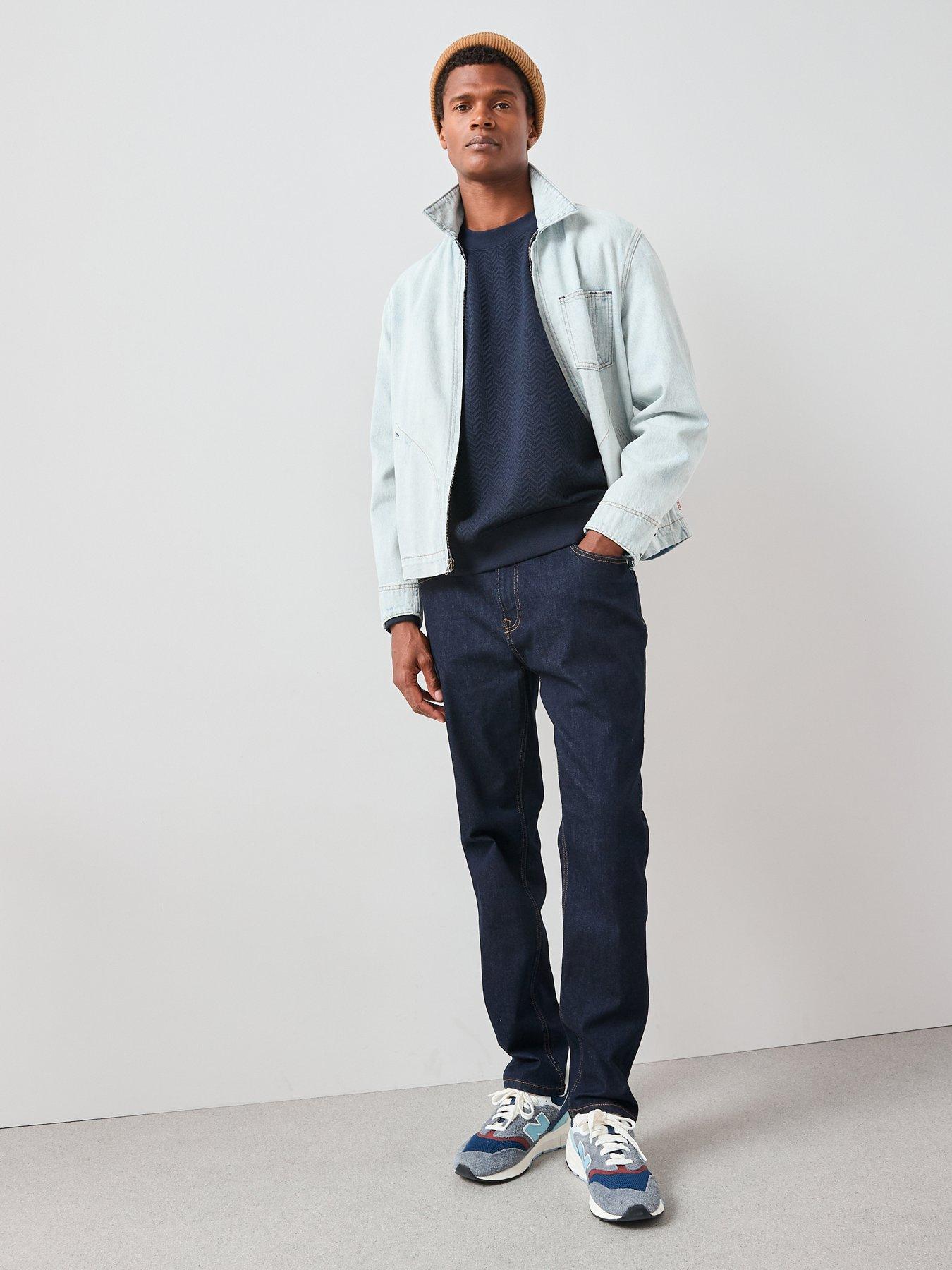 the-very-collection-jacquard-oversized-textured-crew-neck-sweatshirt-navyback