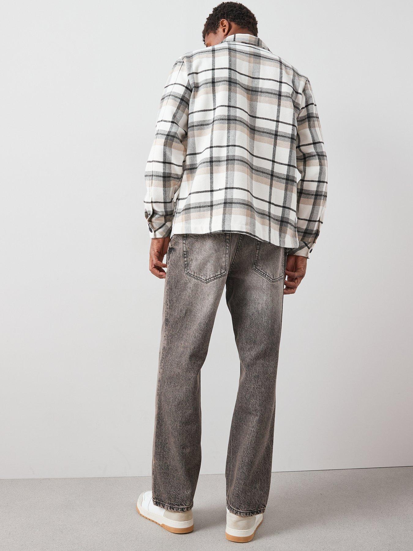 the-very-collection-double-pocket-check-shacket-creamstillFront