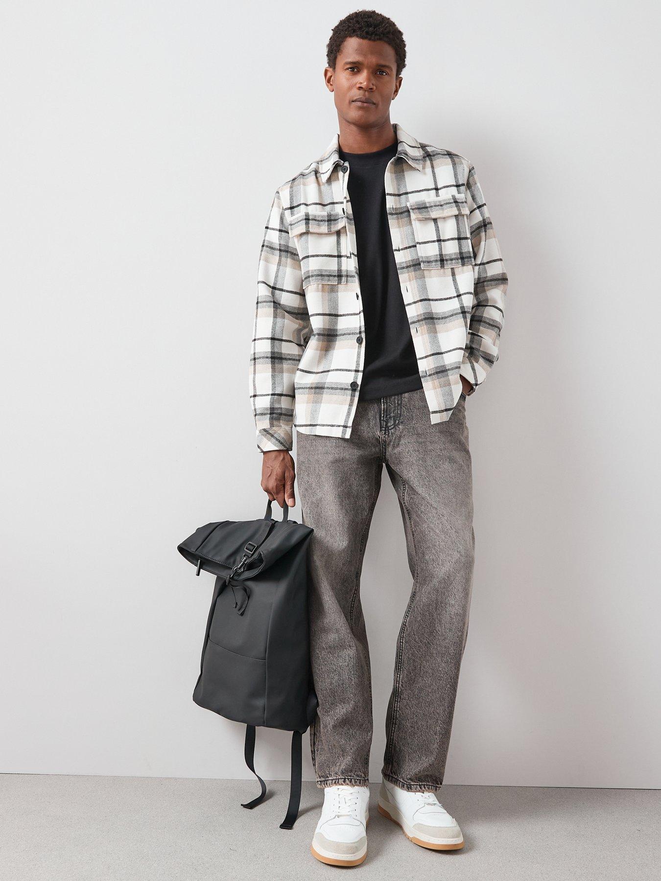 the-very-collection-double-pocket-check-shacket-creamback