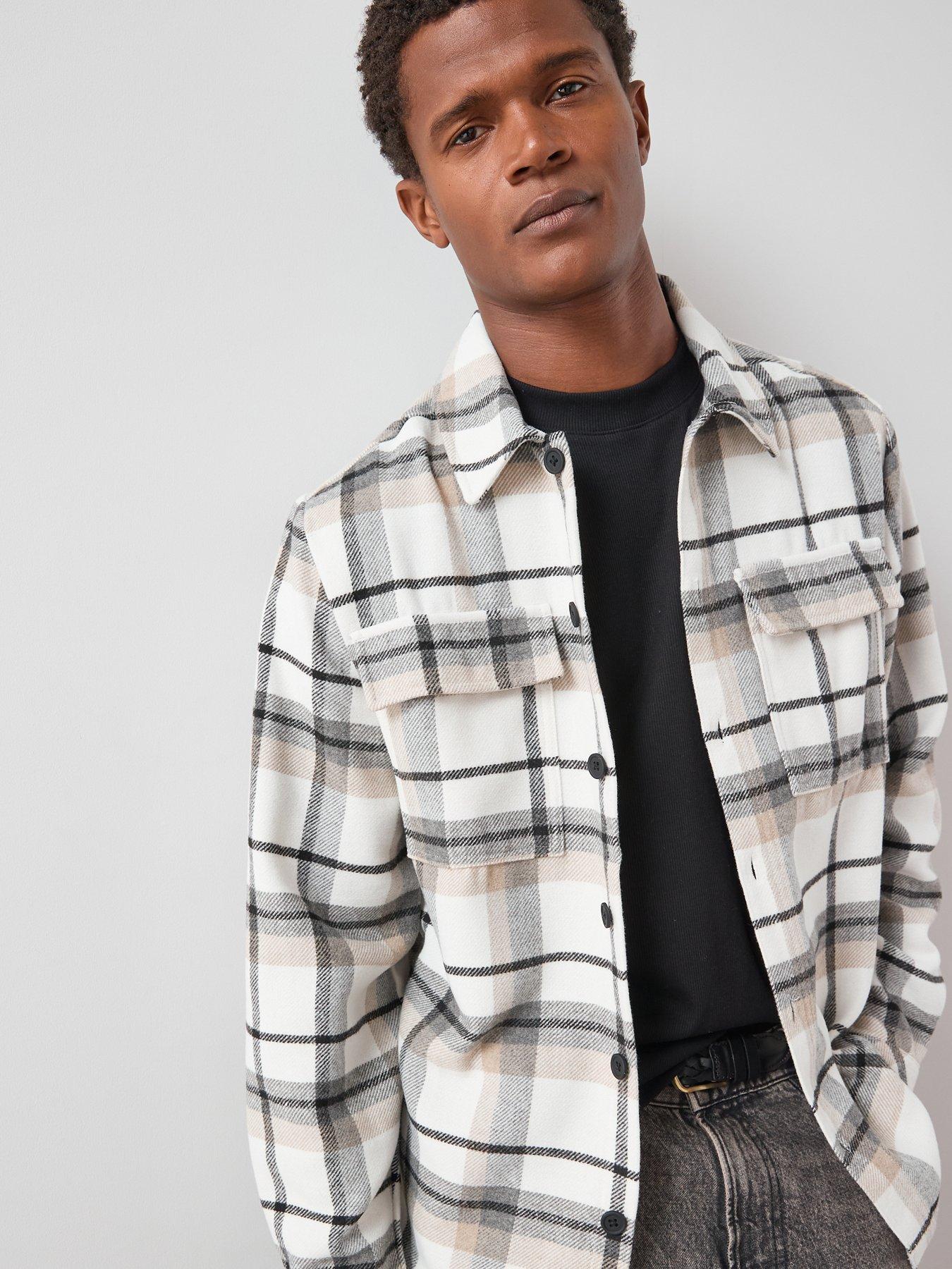 the-very-collection-double-pocket-check-shacket-creamoutfit