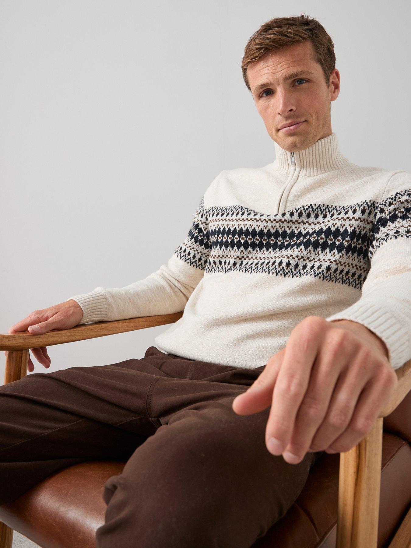the-very-collection-fairisle-quarter-zip-jumper-creamoutfit