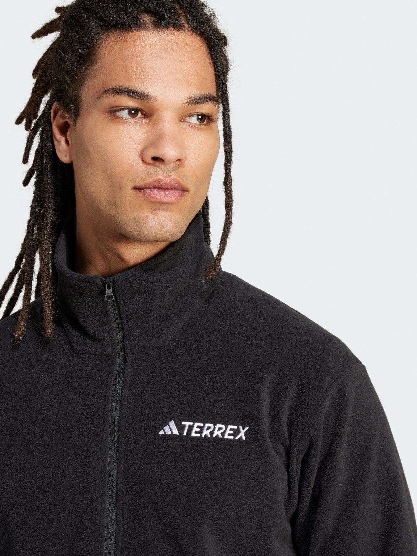 adidas-terrex-mens-outdoor-multi-essentials-12-zip-fleece-jacket-blackoutfit