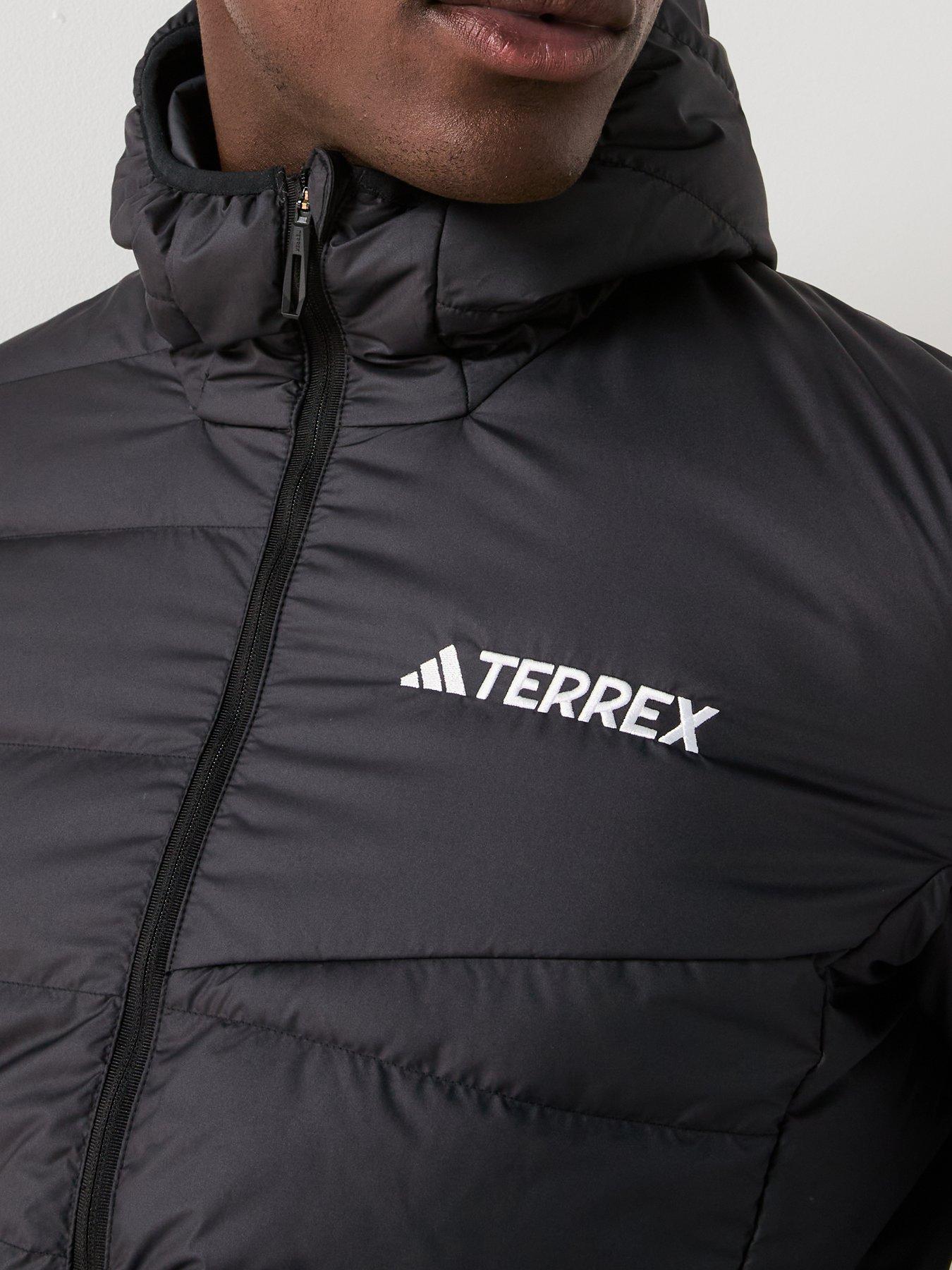 Image 4 of 6 of adidas Terrex Mens Mt Down Hooded Jacket - Black