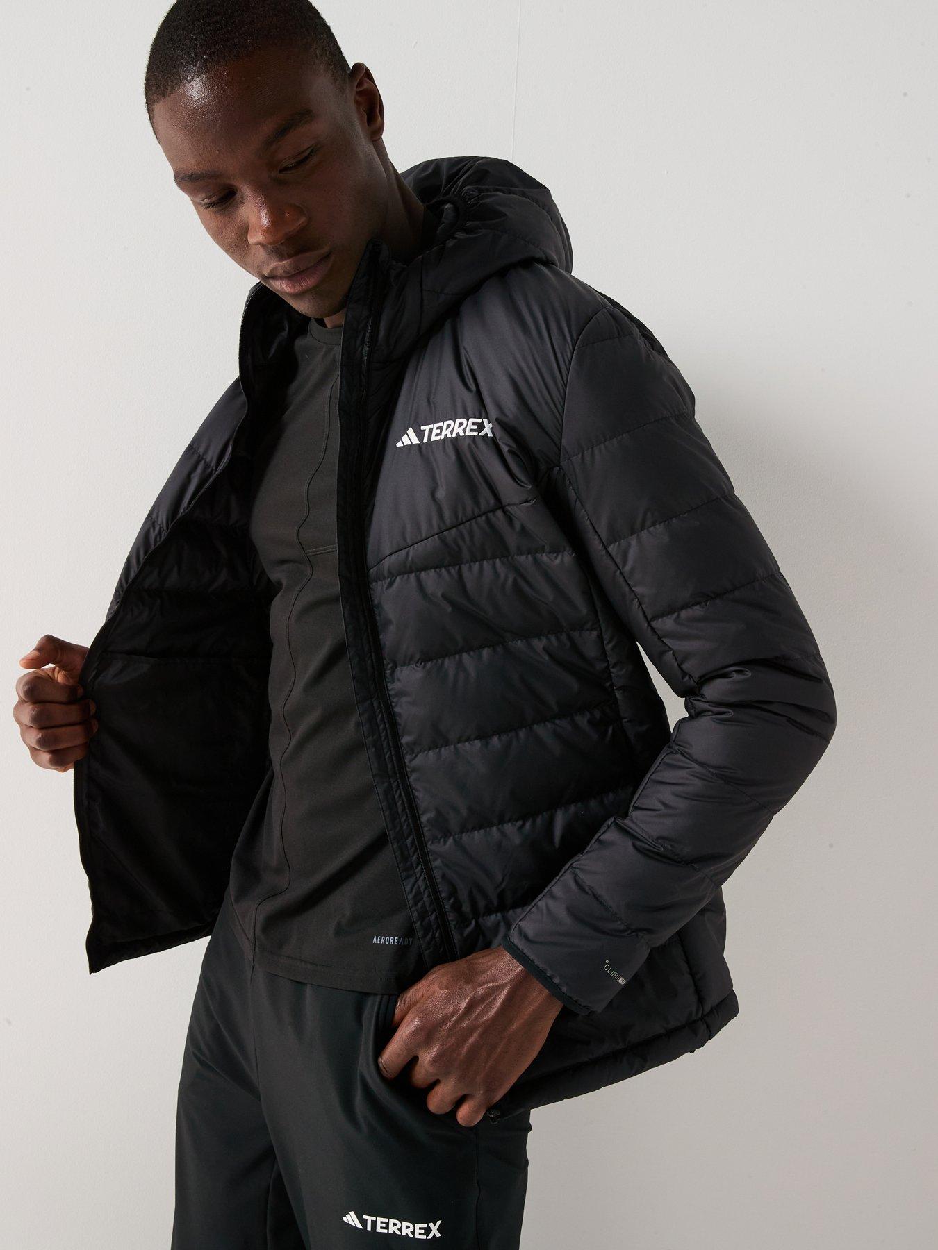 Image 5 of 6 of adidas Terrex Mens Mt Down Hooded Jacket - Black